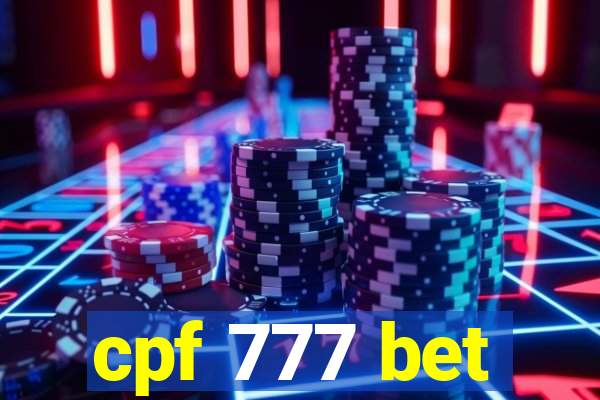 cpf 777 bet