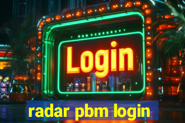 radar pbm login