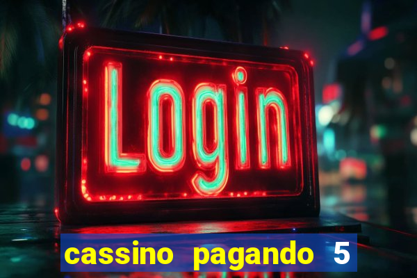 cassino pagando 5 reais no cadastro