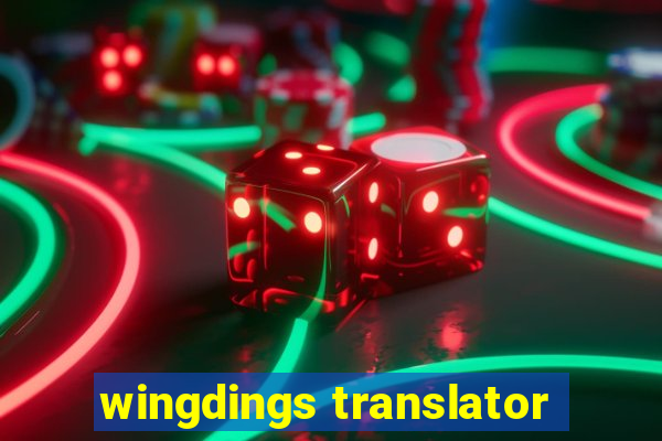 wingdings translator