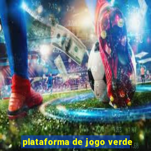 plataforma de jogo verde