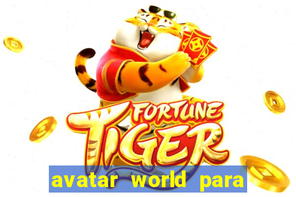 avatar world para imprimir e colorir