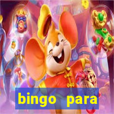 bingo para despedida de solteira para imprimir